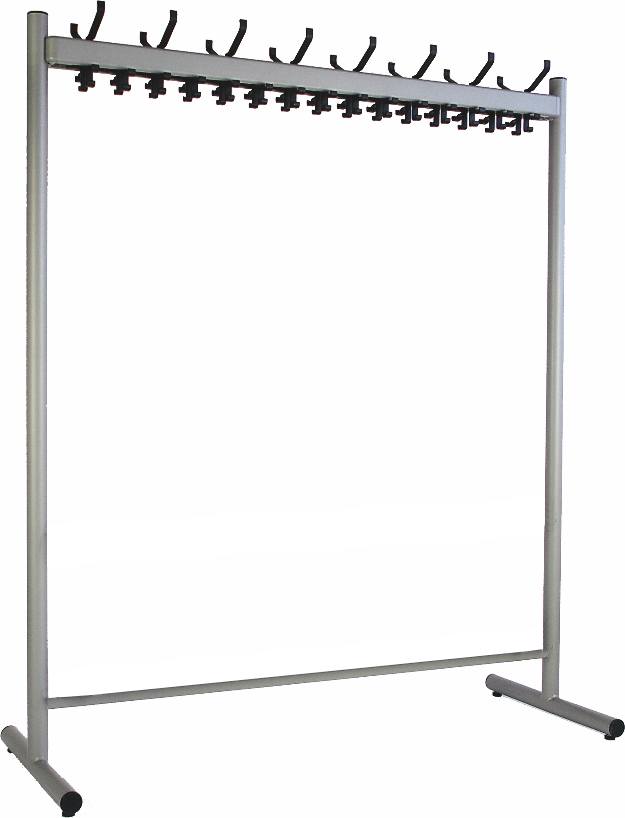 Standgarderobe Alu-Haken Länge 1500 mm