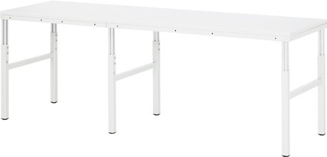 Anbau-Arbeitstisch 1500x900x650-1000 mm LxTxH, ohne Tischplatte