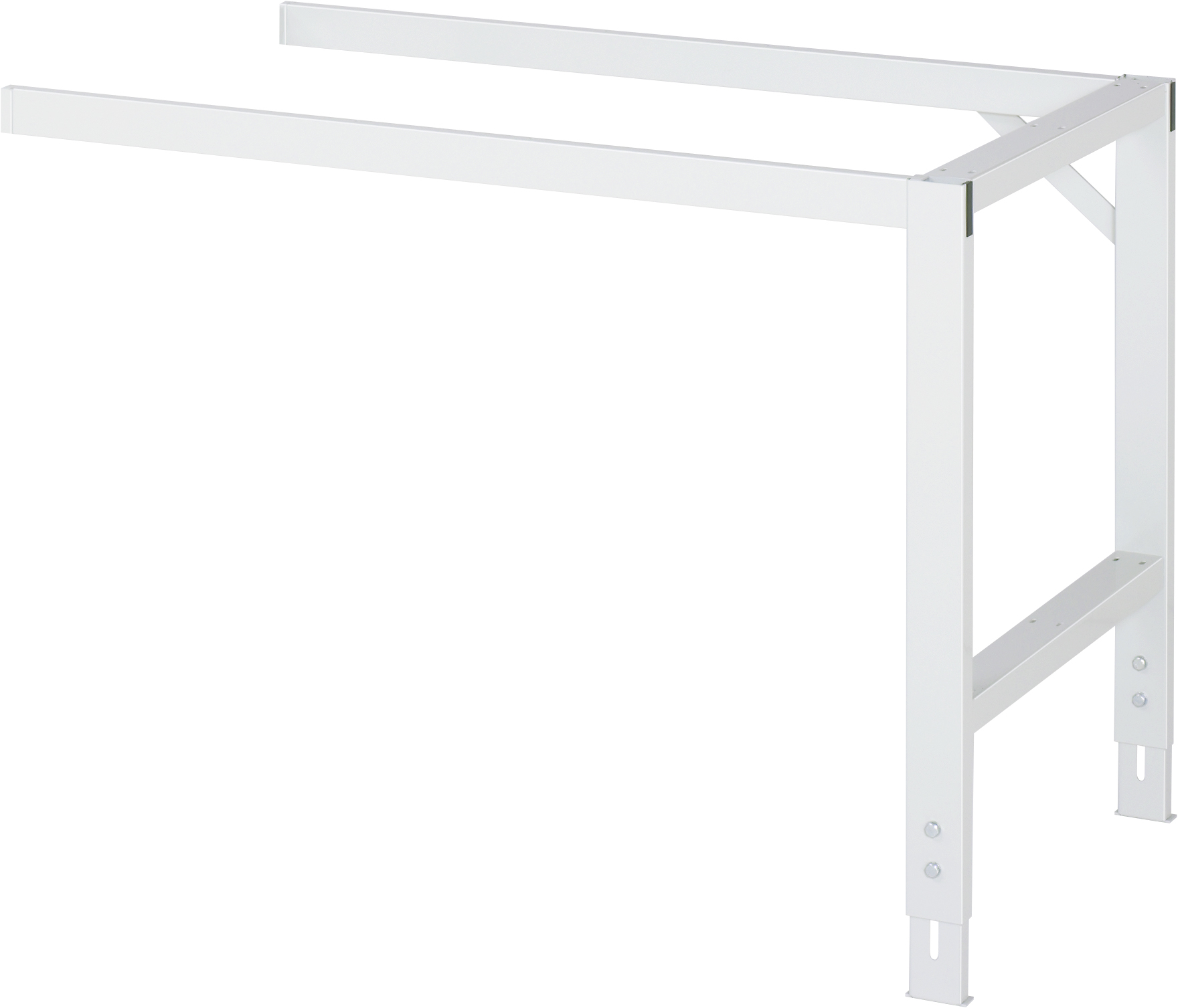 Arbeitstisch - Anbaugestell, B 590 x T 860 x H 740-1060 mm, ohne Platte