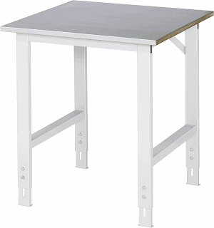 Arbeitstisch, B 750 x T 800 x H 760-1080 mm