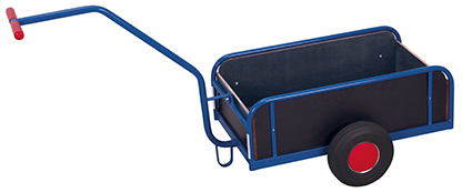 Handwagen mit Bordwand, 805x555 mm BxT Ladefläche