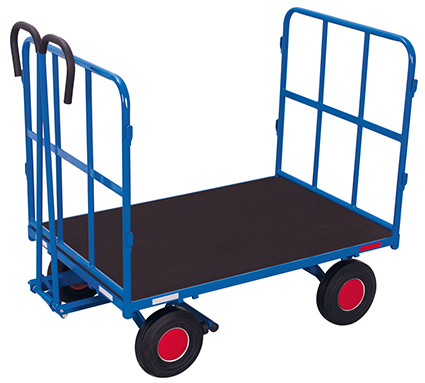 Handpritschenwagen, 1140x800 mm BxT, 2 Rohrgitterwände