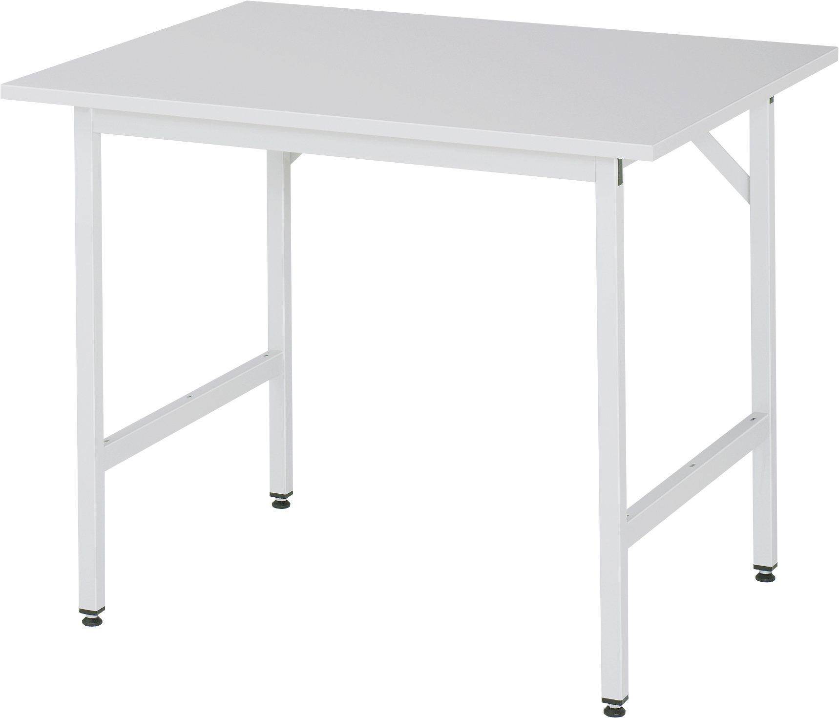 Arbeitstisch, B 1000 x T 800 x H 800-850 mm, EGB-Melaminbeschichtete-Platte 28 mm