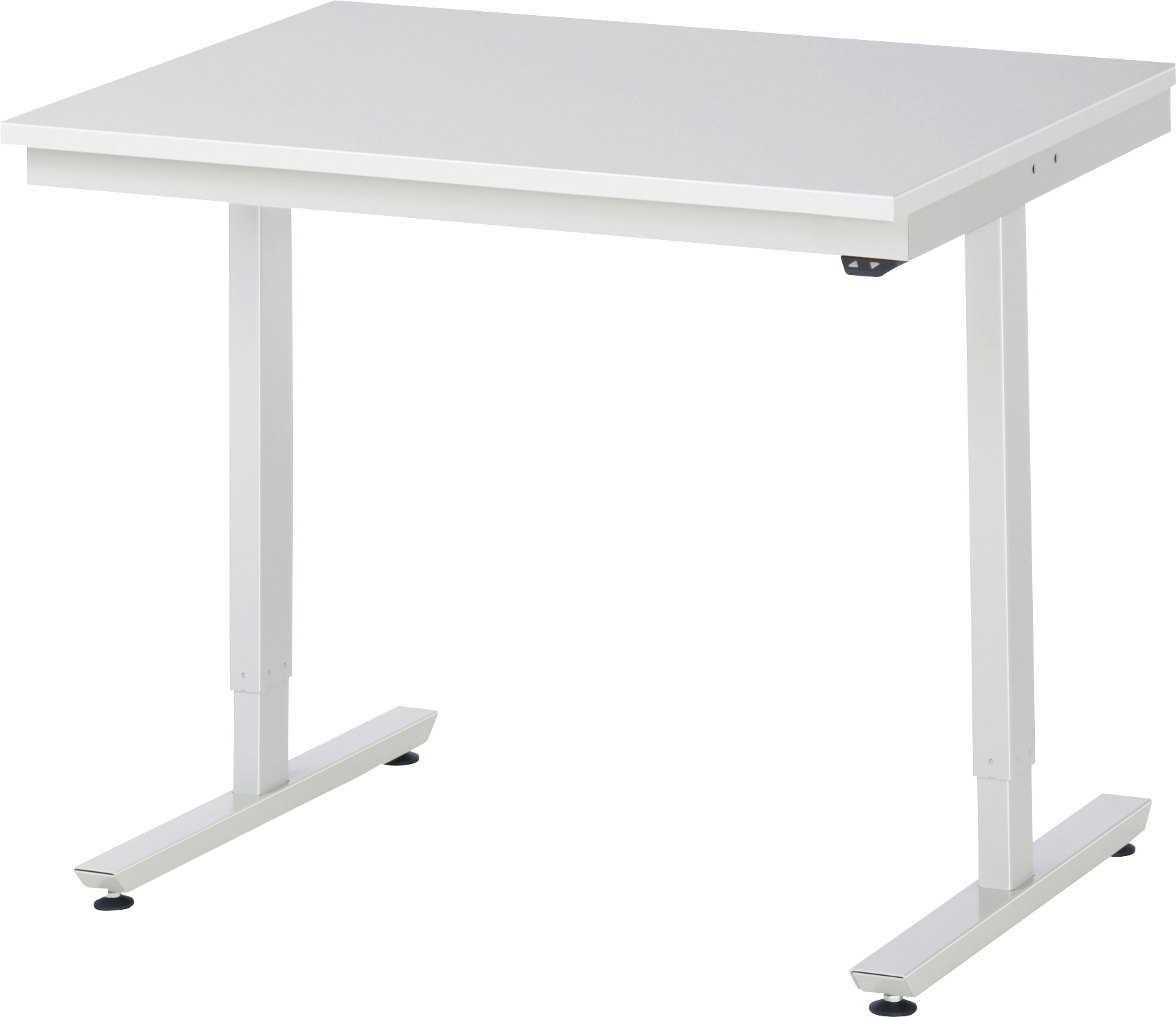 Arbeitstisch 1000x800x720-1120 mm BxTxH mit Melamin-Platte 22 mm