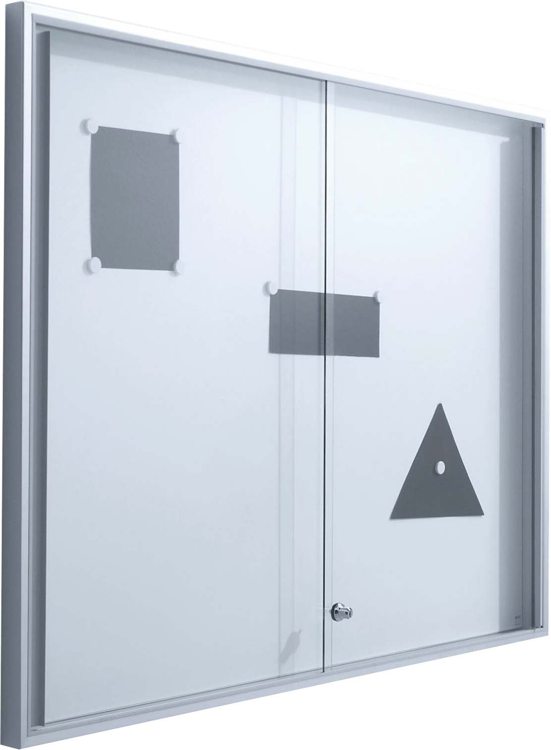 Schaukasten Intro, Schiebetüren 910x670x35 mm BxHxT