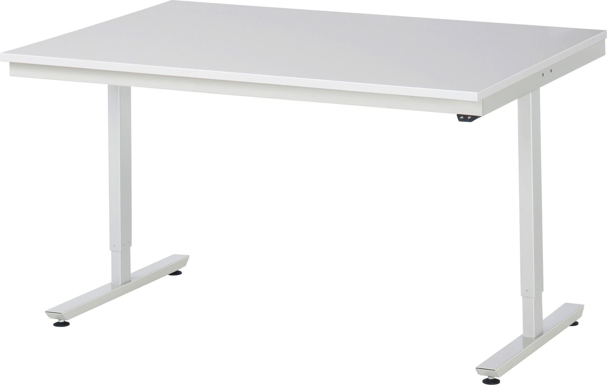 Arbeitstisch 1500x1000x720-1120 mm BxTxH mit EGB-Melamin-Platte 28 mm