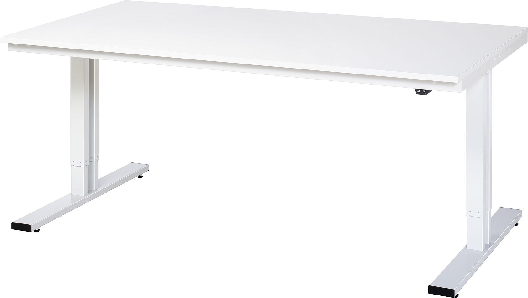 Arbeitstisch 2000x1000x720-1120 mm BxTxH mit EGB-Melamin-Platte 28 mm