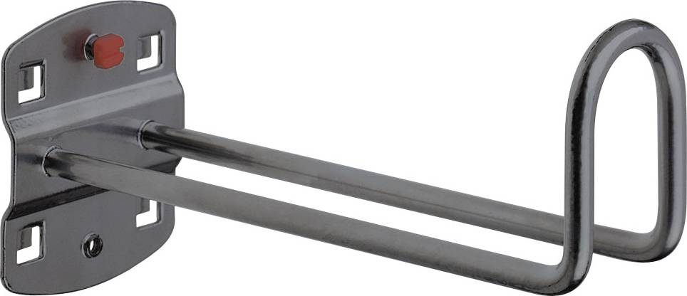 Kabelhalter Hakenende 50 mm hoch, Länge 100 mm, anthrazitgrau