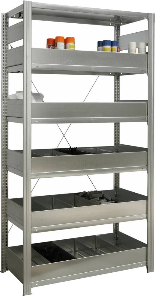 Schüttensets mit Metallfachboden