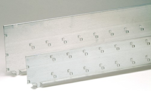 Schüttenleisten für Kleinteileregal Breite 1285 mm