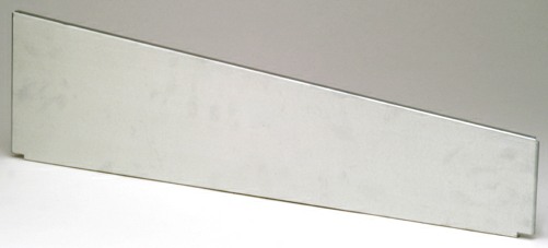 Schüttenabtrenner/-abschluss links für Regaltiefe 500 mm