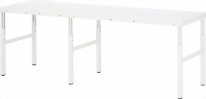 Anbau-Arbeitstisch 1000x700x650-1000 mm LxTxH, EGB-Melaminarbeitsplatte