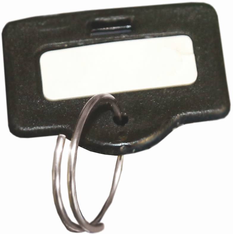 Schlüsselanhänger 10er Set schwarz