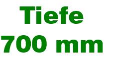 700 mm Regaltiefe