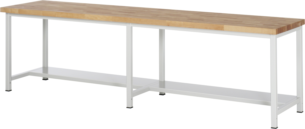 Werkbank fixe Höhe, 3000x900x840mm LxTxH