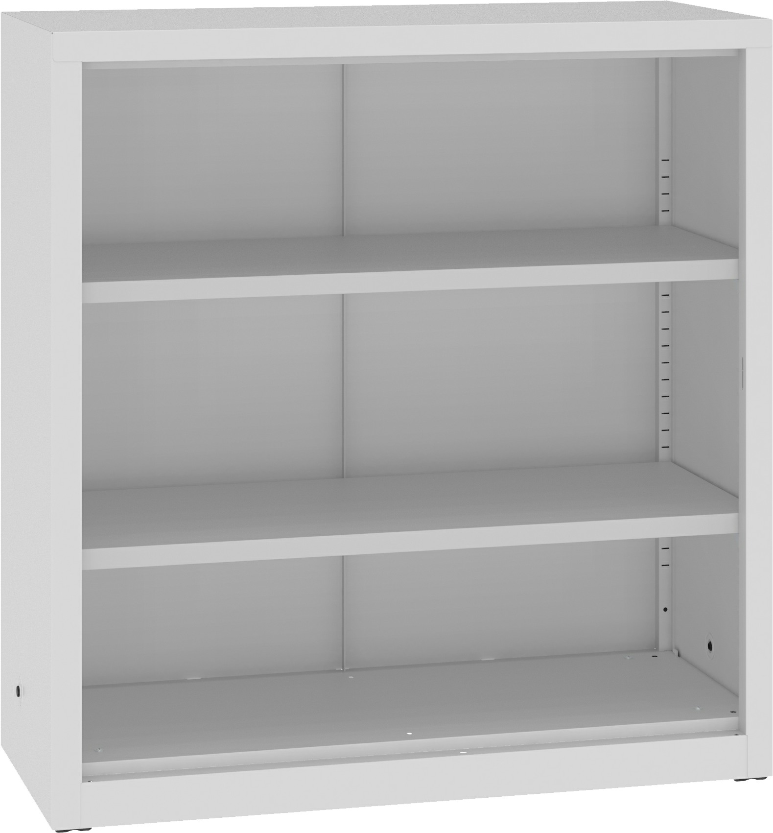 Büroregal 1040x1000x435 mm HxBxT mit integriertem Sockel