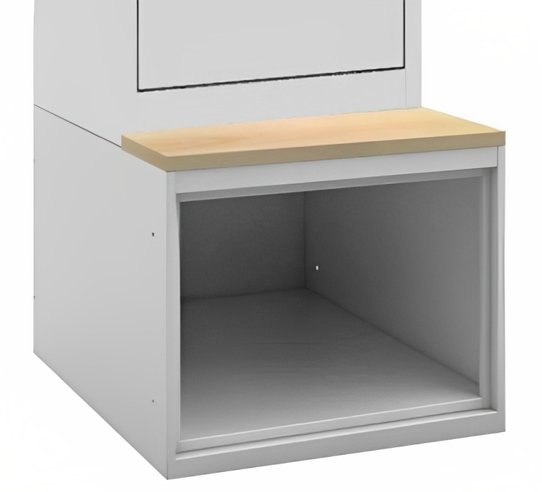 Schuhfach mit Sitzbank, Breite 300 mm für ML-Garderobenschränke