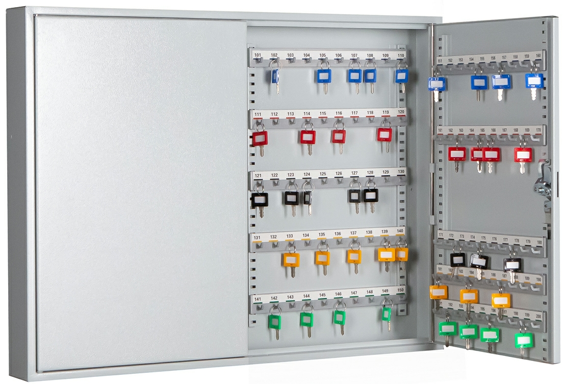 Schlüsselschrank GW-SZ 200, Farbe RAL 7035