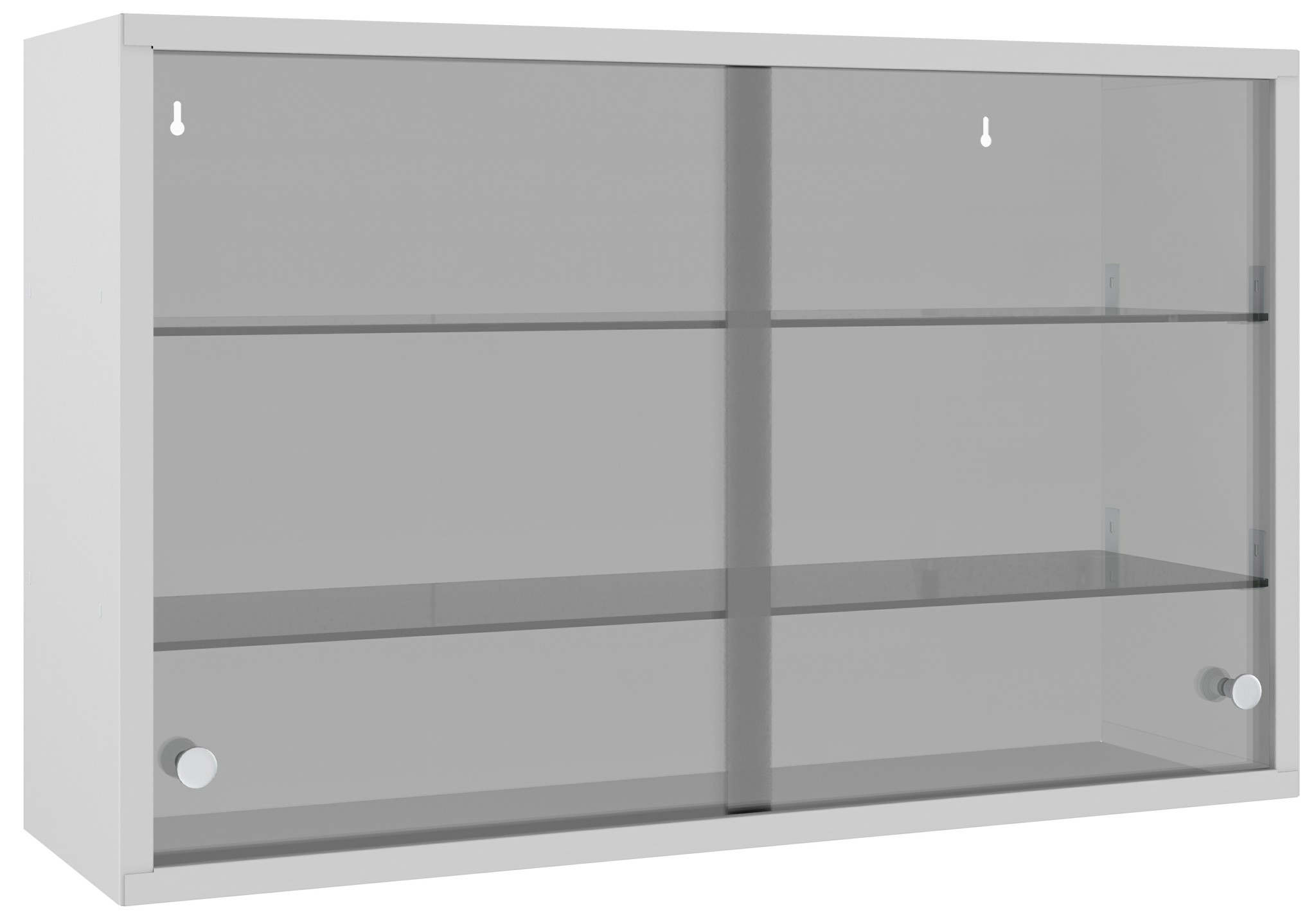Hängeschrank 500x800x250 mm HxBxT, mit Glasschiebetüren