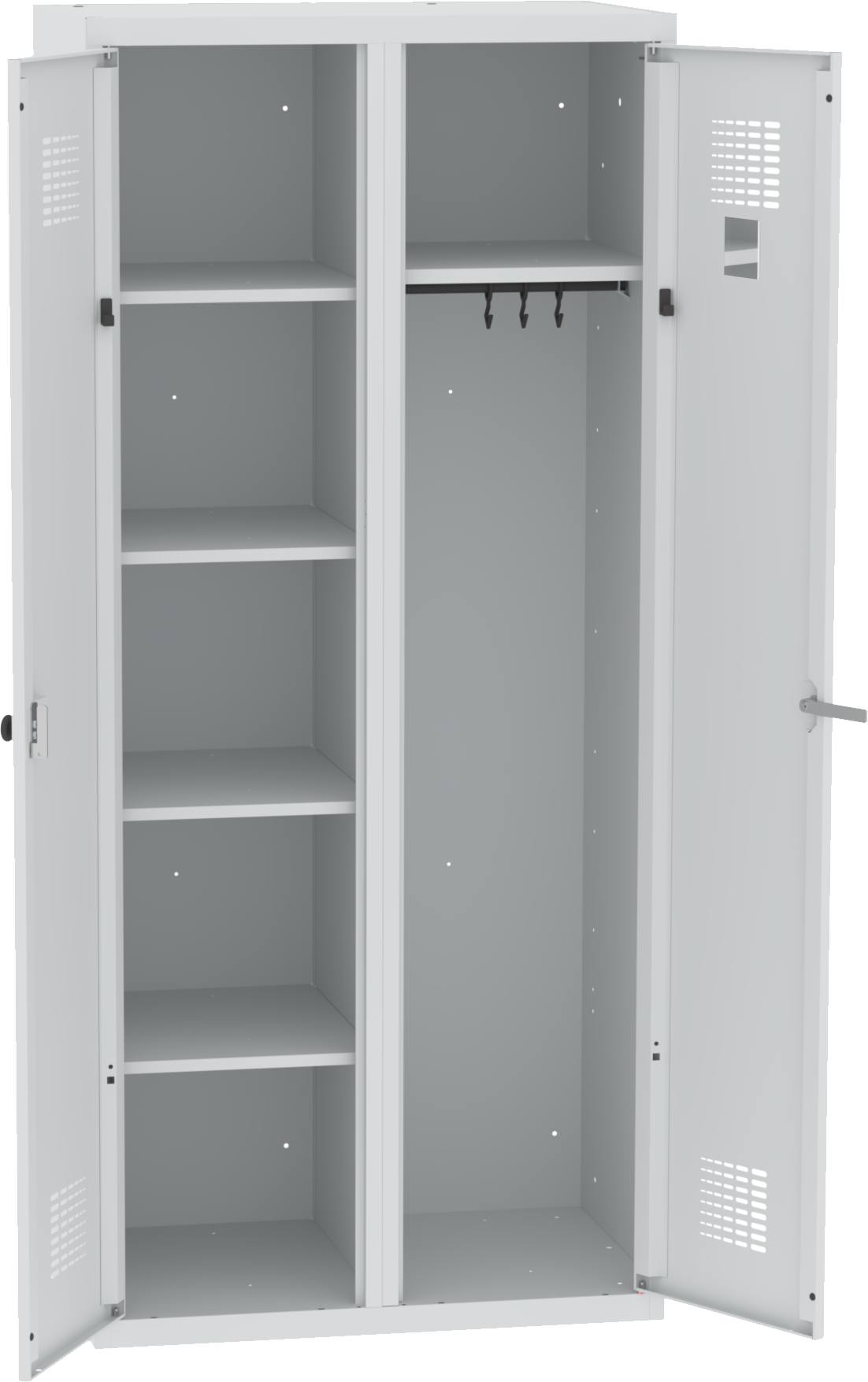 Kleider-/Wäscheschrank 1800x800x500 mm HxBxT ab Lager