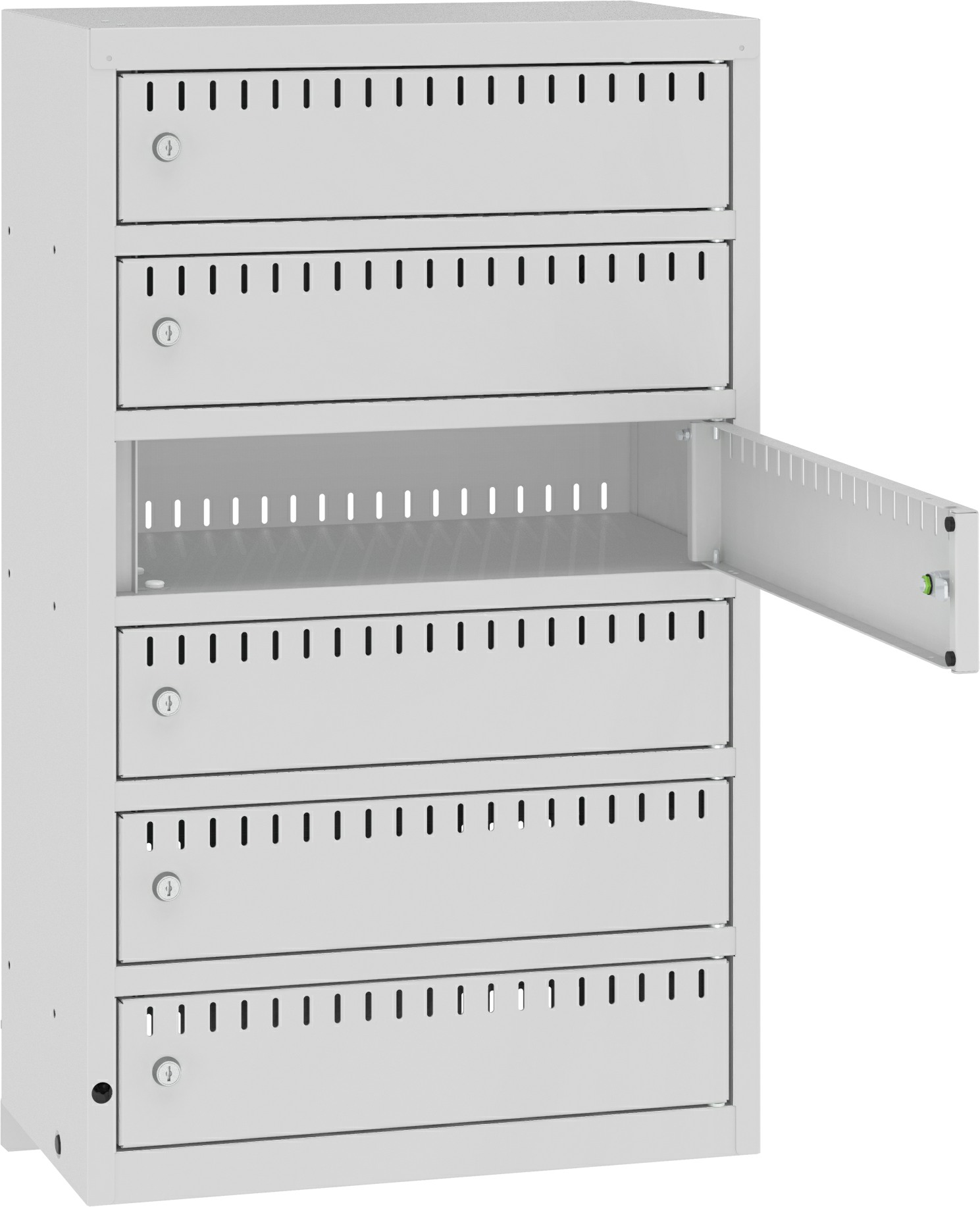 Akku-Ladeschrank für Wandmontage 6 Fächer (PCS L5106)