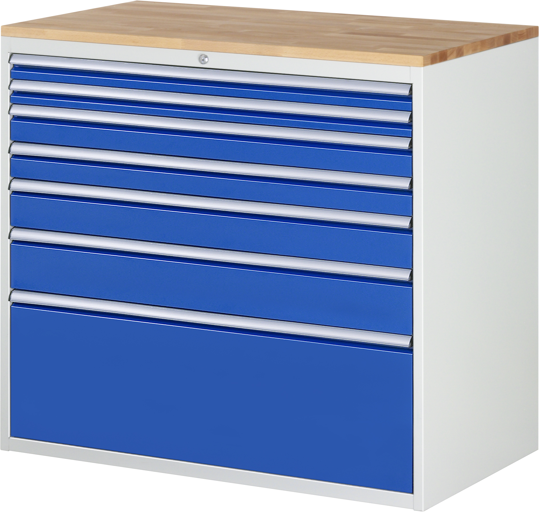 Schubladenschrank Modell XXL7.9, 1035x1145x650mm HxBxT