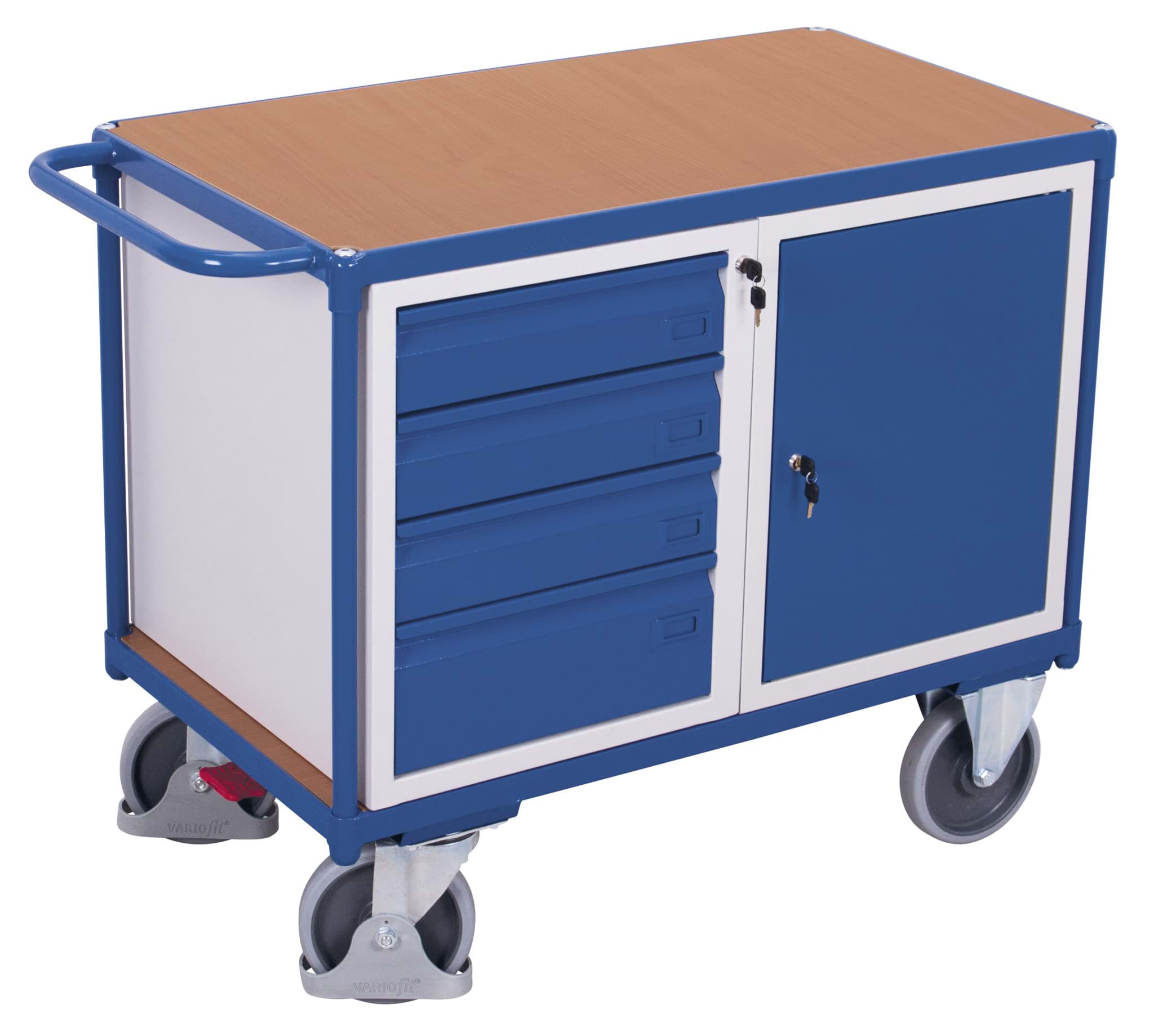 Werkstattwagen, 1 Ladefläche 1190x600x920 mm BxTxH