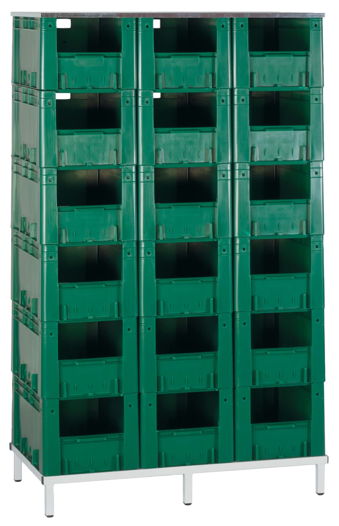 Schwerlast-Transport-Stapelkasten-Regal VTR 18/600
