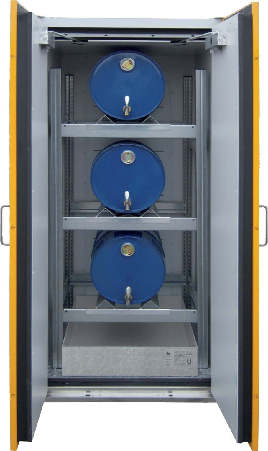 Sicherheits-Fass-Schrank für 60 Liter Fässer SiS-FAS Typ 90 - 900-360