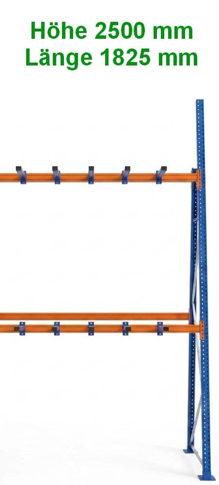 Profillager-Anbauregal 2500x1825x1100 mm HxBxT ab Lager
