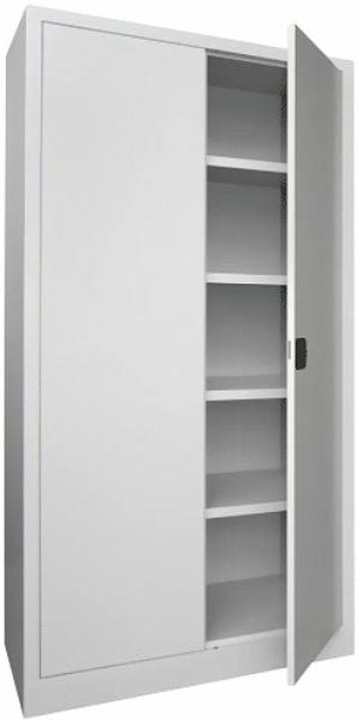 Mehrzweckschrank 1800x1000x400 mm HxBxT auf Sockel ab Lager (8 Stück)