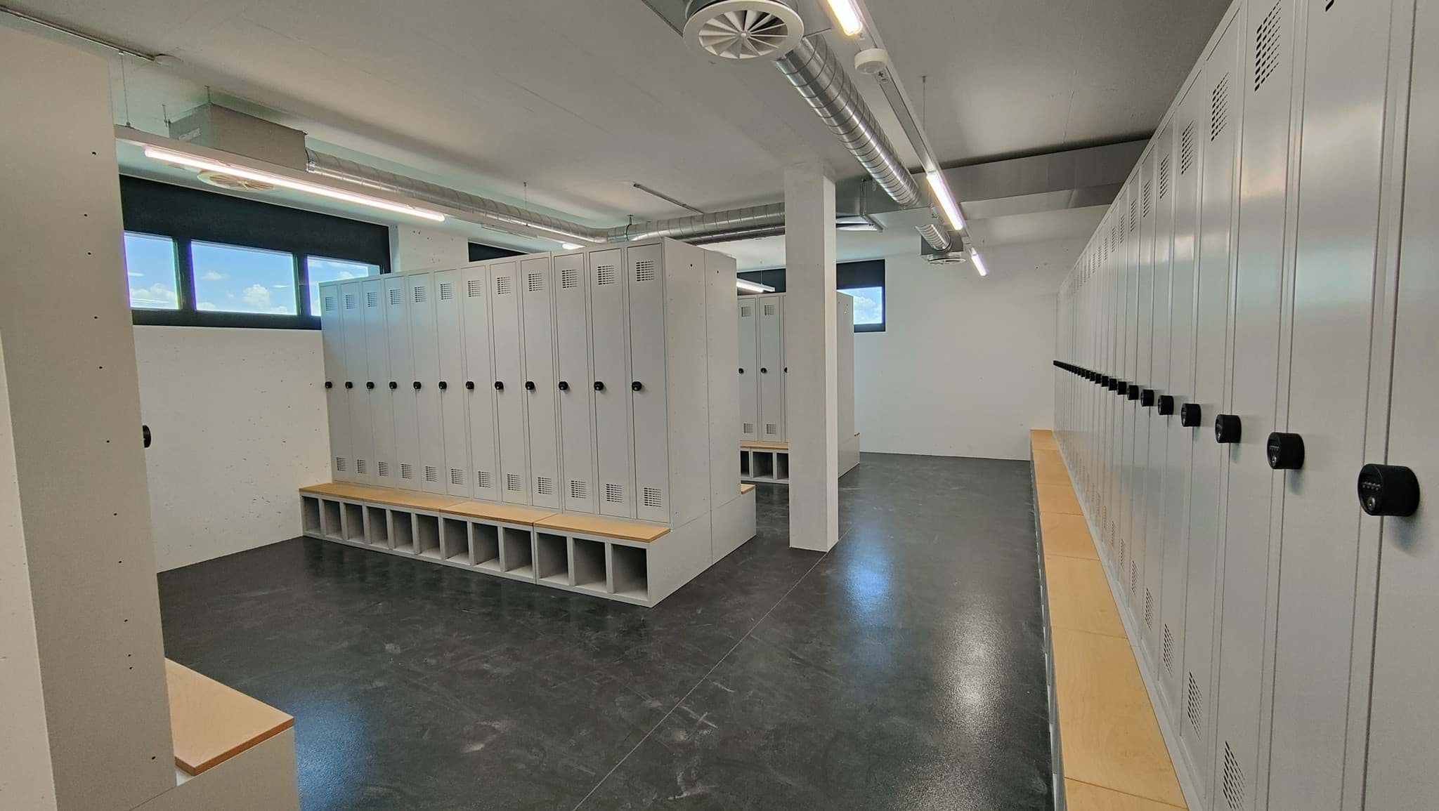 Moderne Garderobenanlage