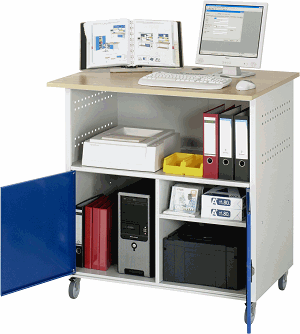 Computer-Tisch - Modell 1023, B 1100 x T 800 x H 1100 mm  