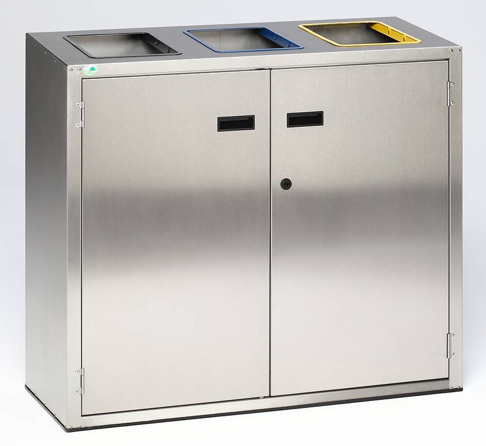 Wertstoffsortiersystem 270ltr. mit 3-farbigen Ringen