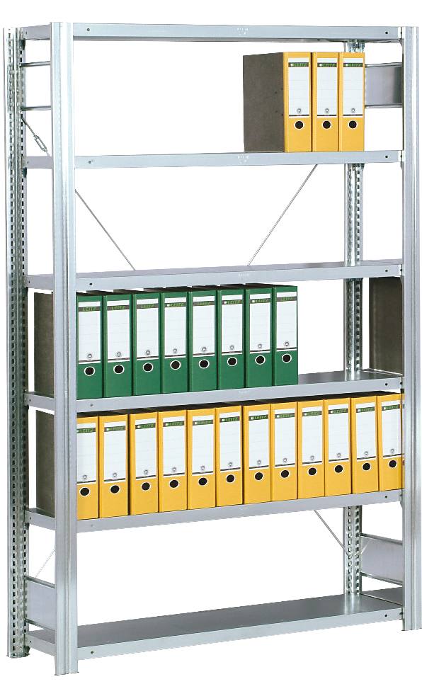 Büro-Grundregal 2000x1285x300 mm HxBxT