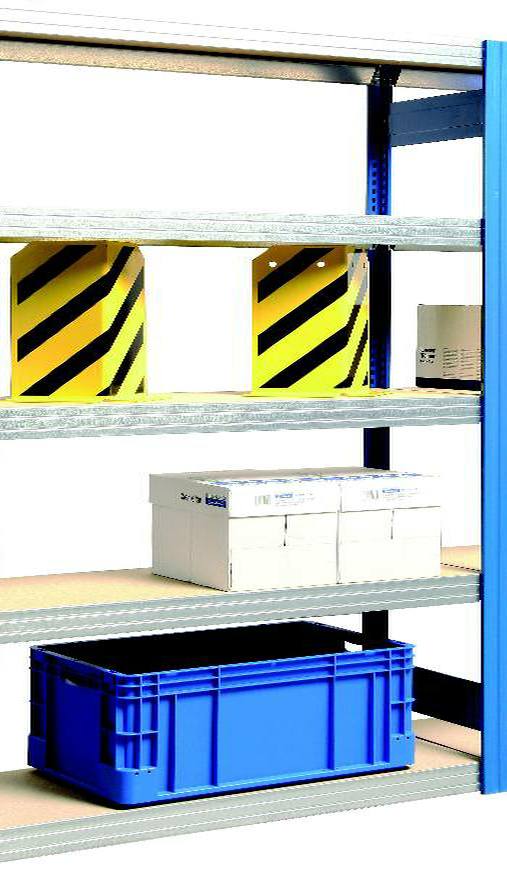 Anbauregal 2500x1695x500 mm HxBxT in diversen Farben