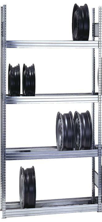 Felgen-Grundregal 2000x875x300 mm HxBxT